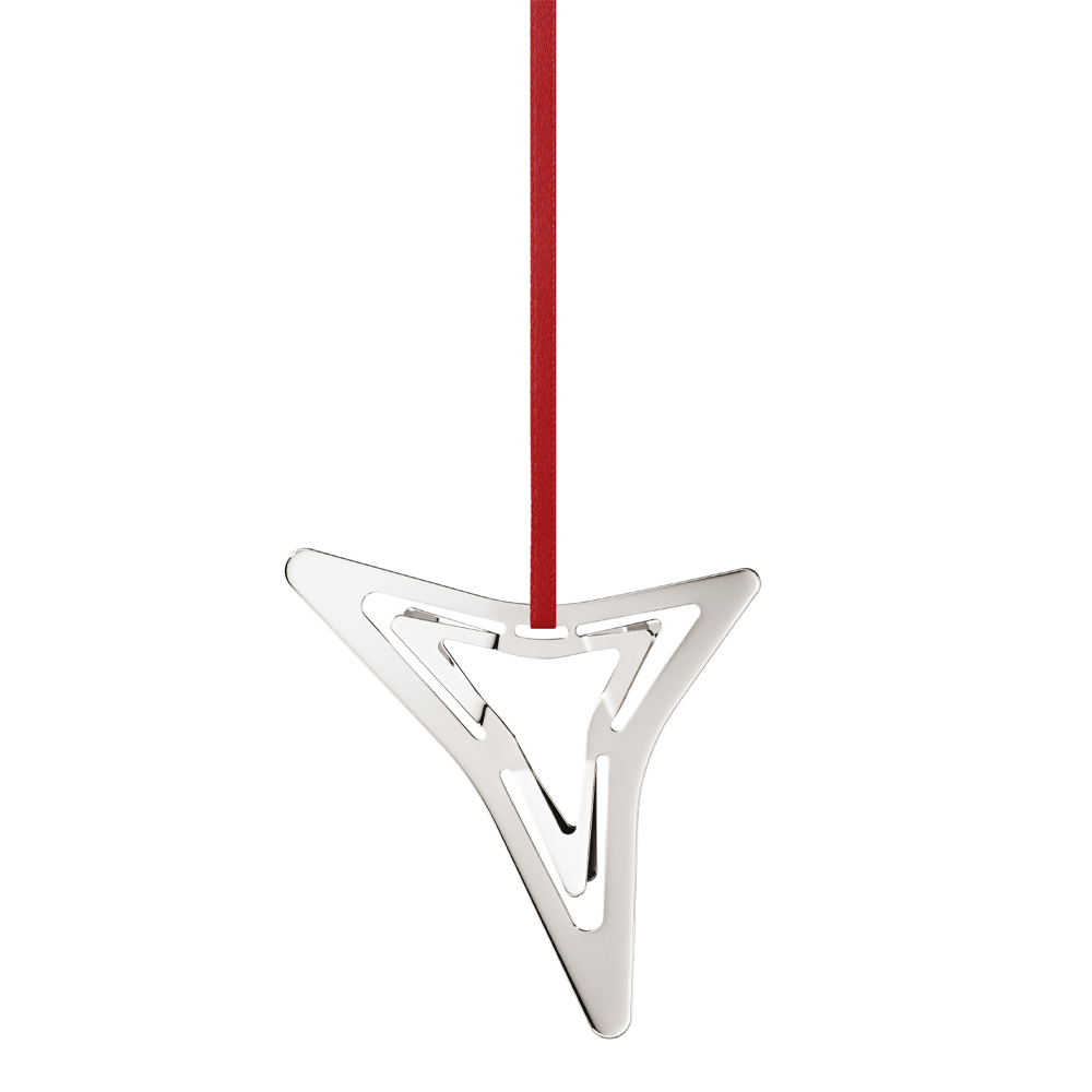 Georg Jensen - 2021 Julpynt Stjärna 3 spets  Silver
