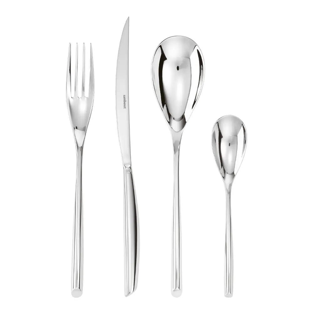 Bamboo Aterimet 24 osaa Ruostumaton