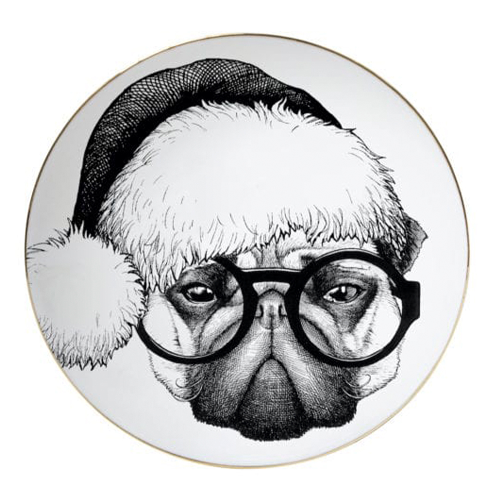 Rory Dobner - Perfect Plate Christmas Percy Pug