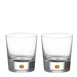 Orrefors Intermezzo double old fashioned 40 cl 2 stk gull