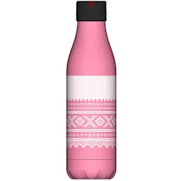 Les Artistes Bottle Up Marius termoflaske 0,5L rosa/hvit