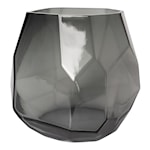 Iglo Lysholder/Vase 15 cm Ash Black