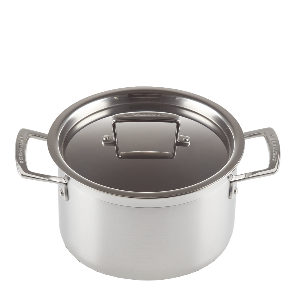 Läs mer om Le Creuset - 3Ply Gryta med lock 18 cm 2,3 L