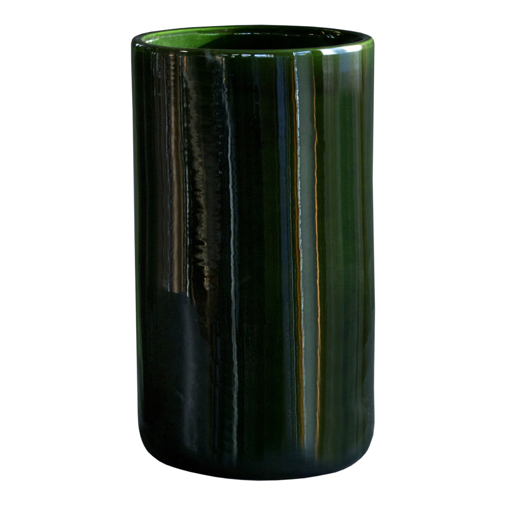 Läs mer om Bergs Potter - Oak Vas 35 cm Grön emerald