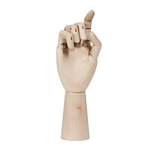 Trähand L 22 cm 