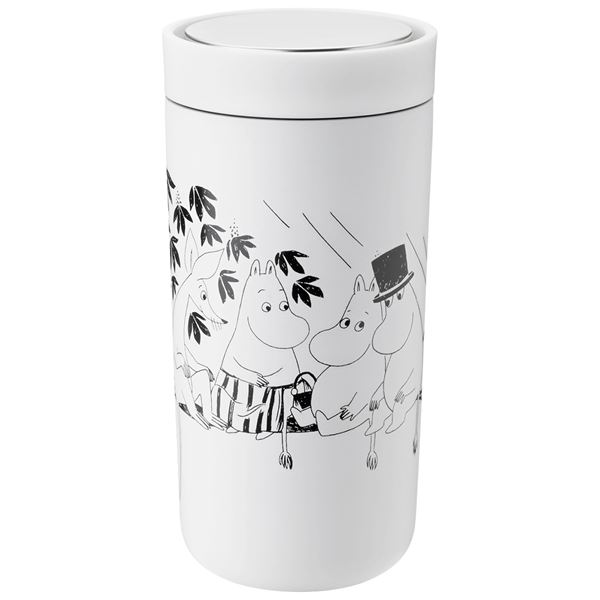 Läs mer om Stelton - Mumin To Go Click Mugg 40 cl Soft White