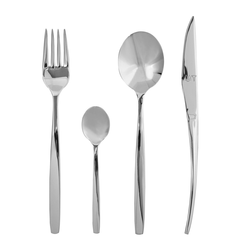 Vargen & Thor - Bestickset 16-delar Polerat Silver