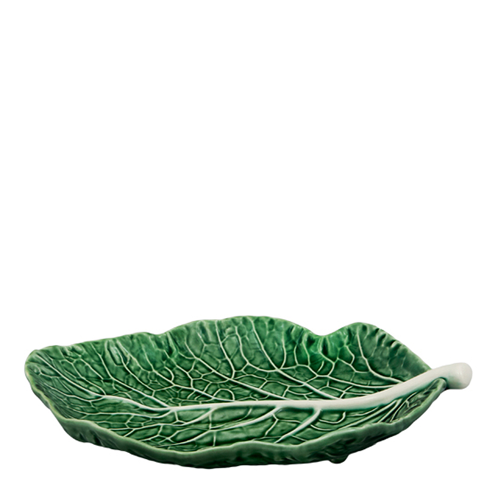 Läs mer om Bordallo Pinheiro - Cabbage Fat Kålblad 25 cm Grön