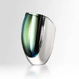 Kosta Boda Mirage Vase 21 cm/ Grønn/Blå  hover