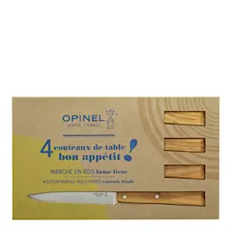 Opinel Bon Appétit Stekknivar No 125 4-pack