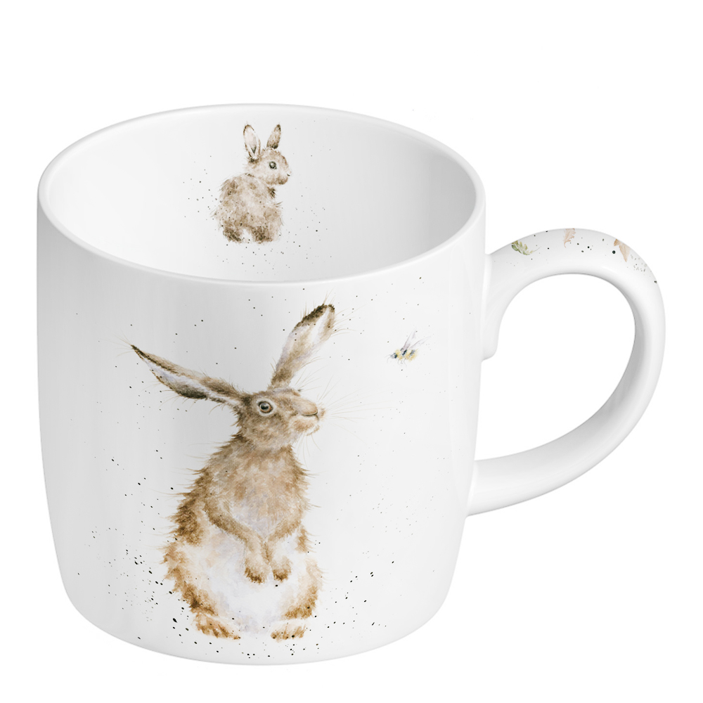 Wrendale Design Mugg The Hare and the Bee 31 cl