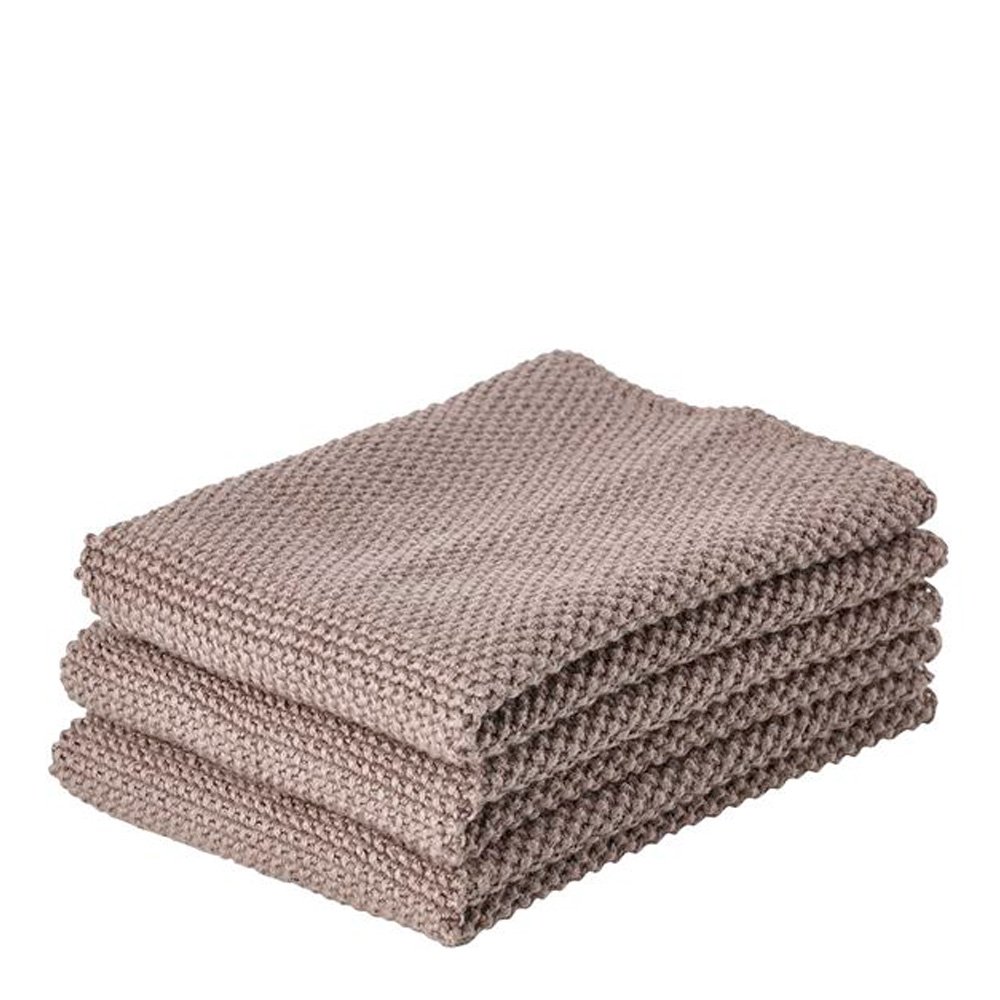 Läs mer om Zone Denmark - Disktrasa 3-pack Taupe