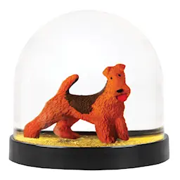 & klevering Wonderball Snøglobe 8,5 cm Terrier 