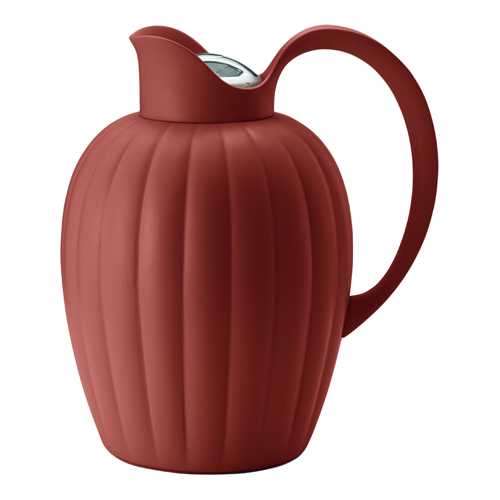 Läs mer om Georg Jensen - Georg Jensen Bernadotte Termoskanna 1 L Terracotta