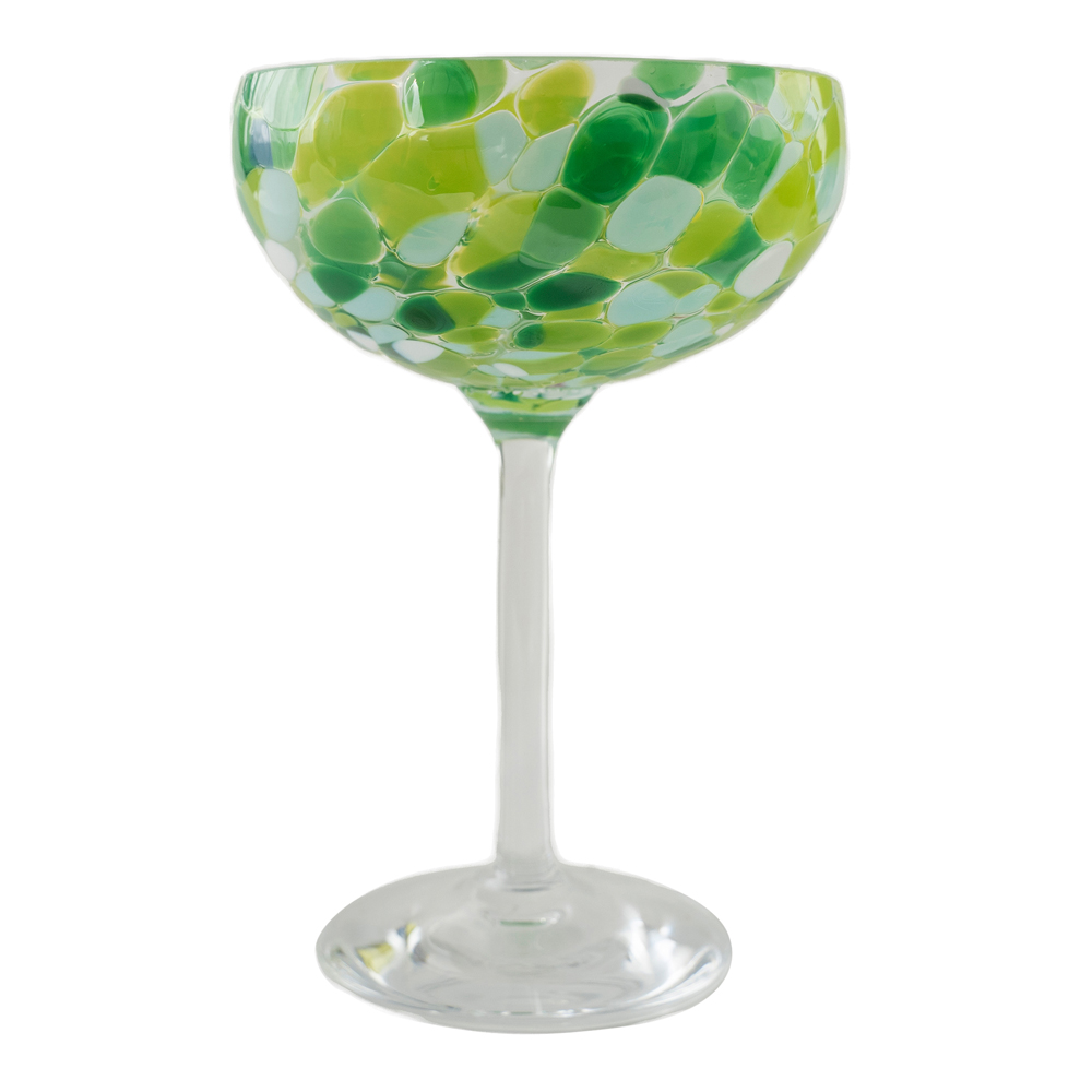 Magnor - Swirl Champagneglas 22 cl Grön