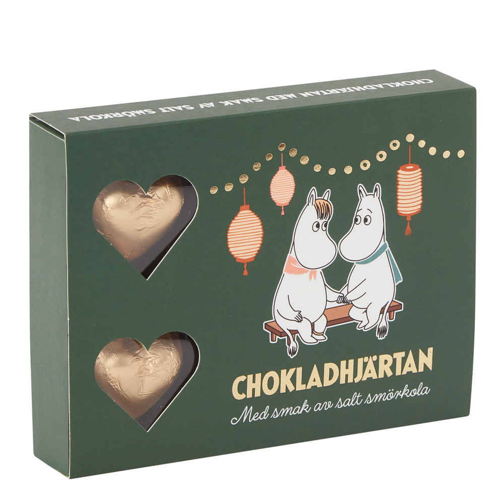 Anders Petter – Cervera x Mumin 2023 Chokladask Salt Smörkola 60 g Grön