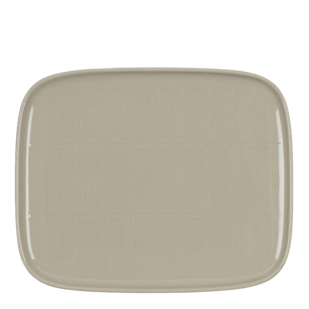 Marimekko - Tiiliskivi Tallrik 15x12 cm Sand