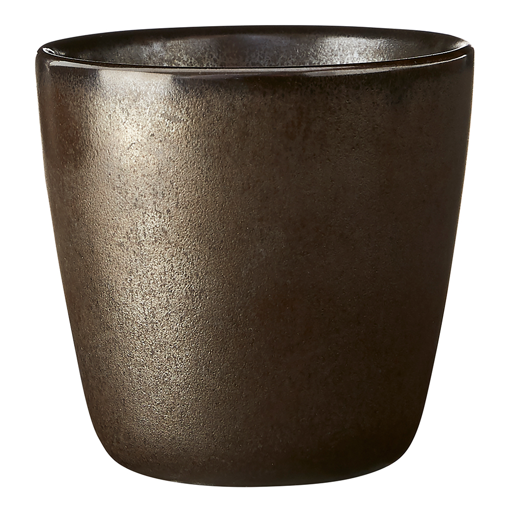 Aida - Raw Mugg utan öra 30 cl Metallic Brown