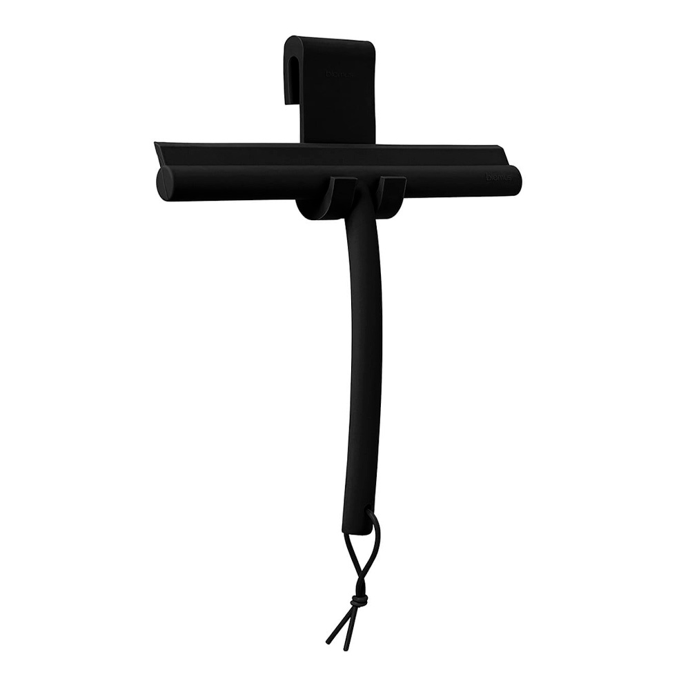 Blomus - Vipo Duschskrapa SilIkon med krok Svart