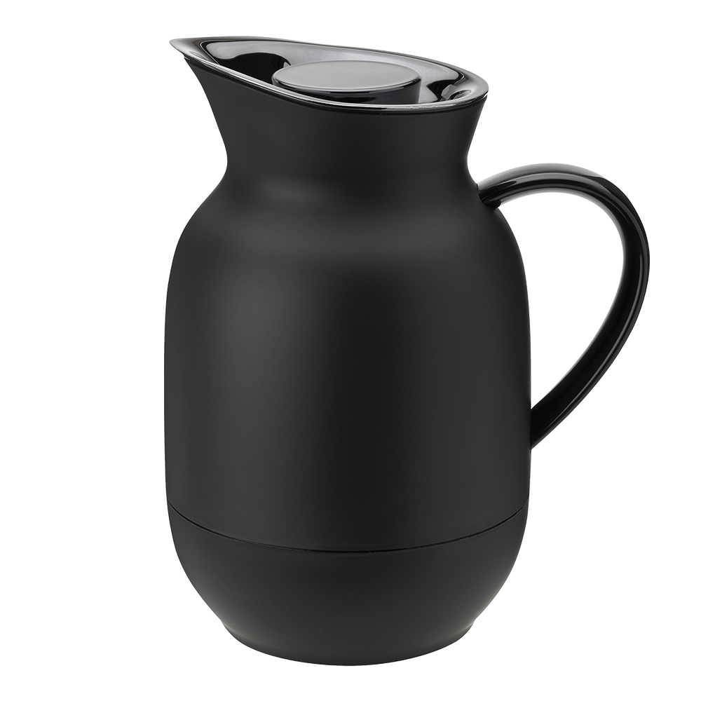 Stelton Amphora Termoskanna Kaffe 1 L Soft Black