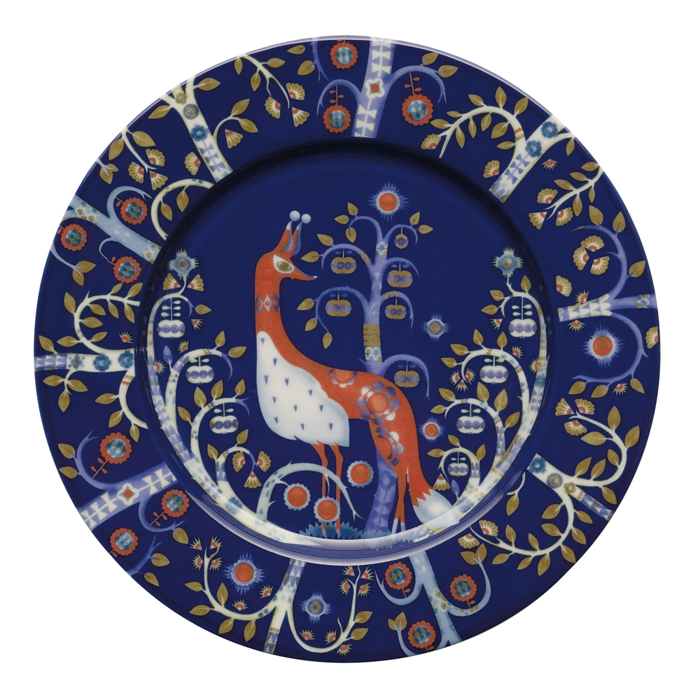 Iittala - Taika Tallrik flat 22 cm Blå