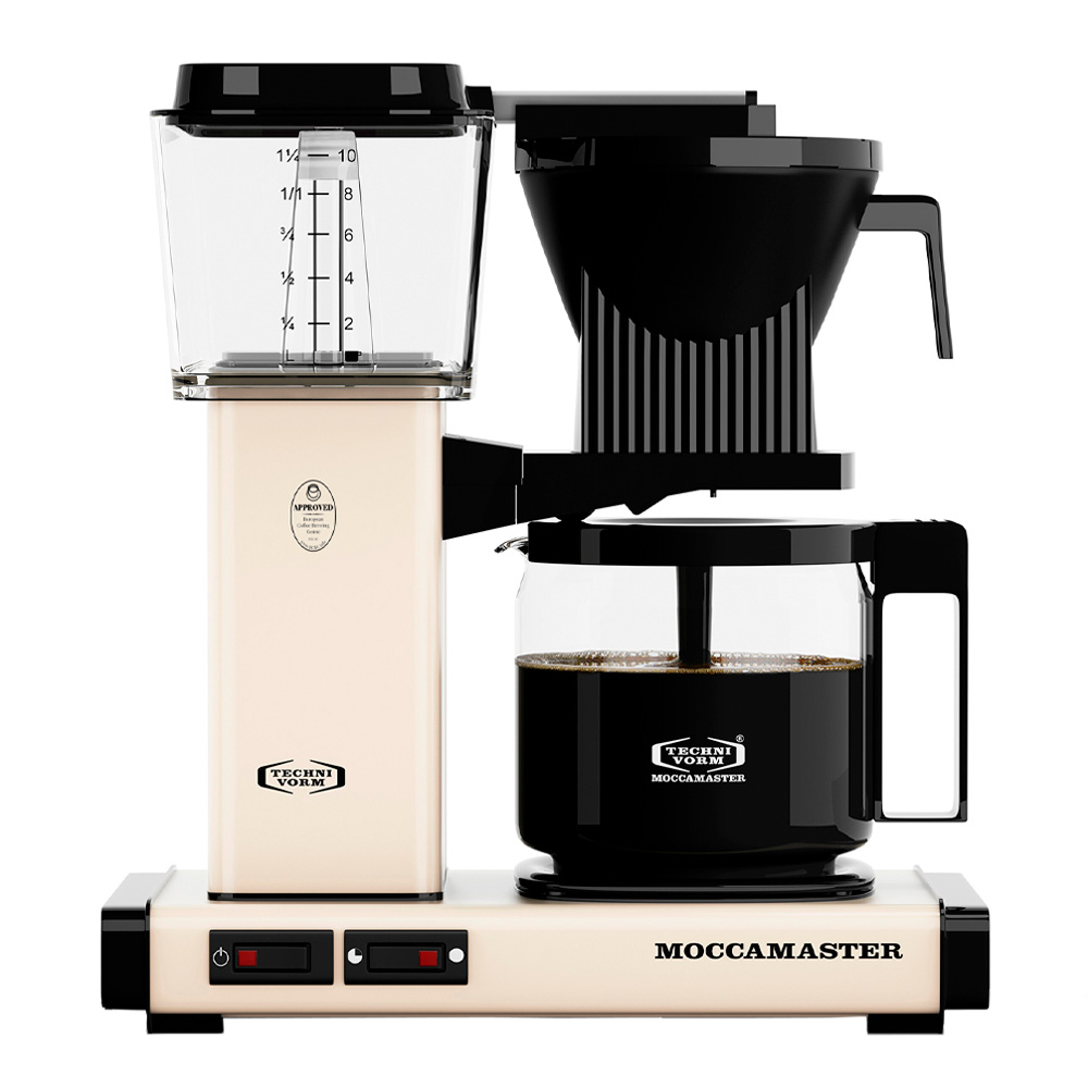Läs mer om Moccamaster - Moccamaster Automatisk Kaffebryggare Light Ivory