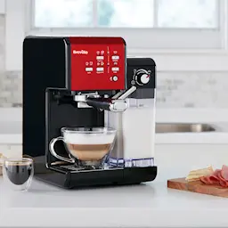 Breville Prima Latte II Kaffemaskin Rød  hover