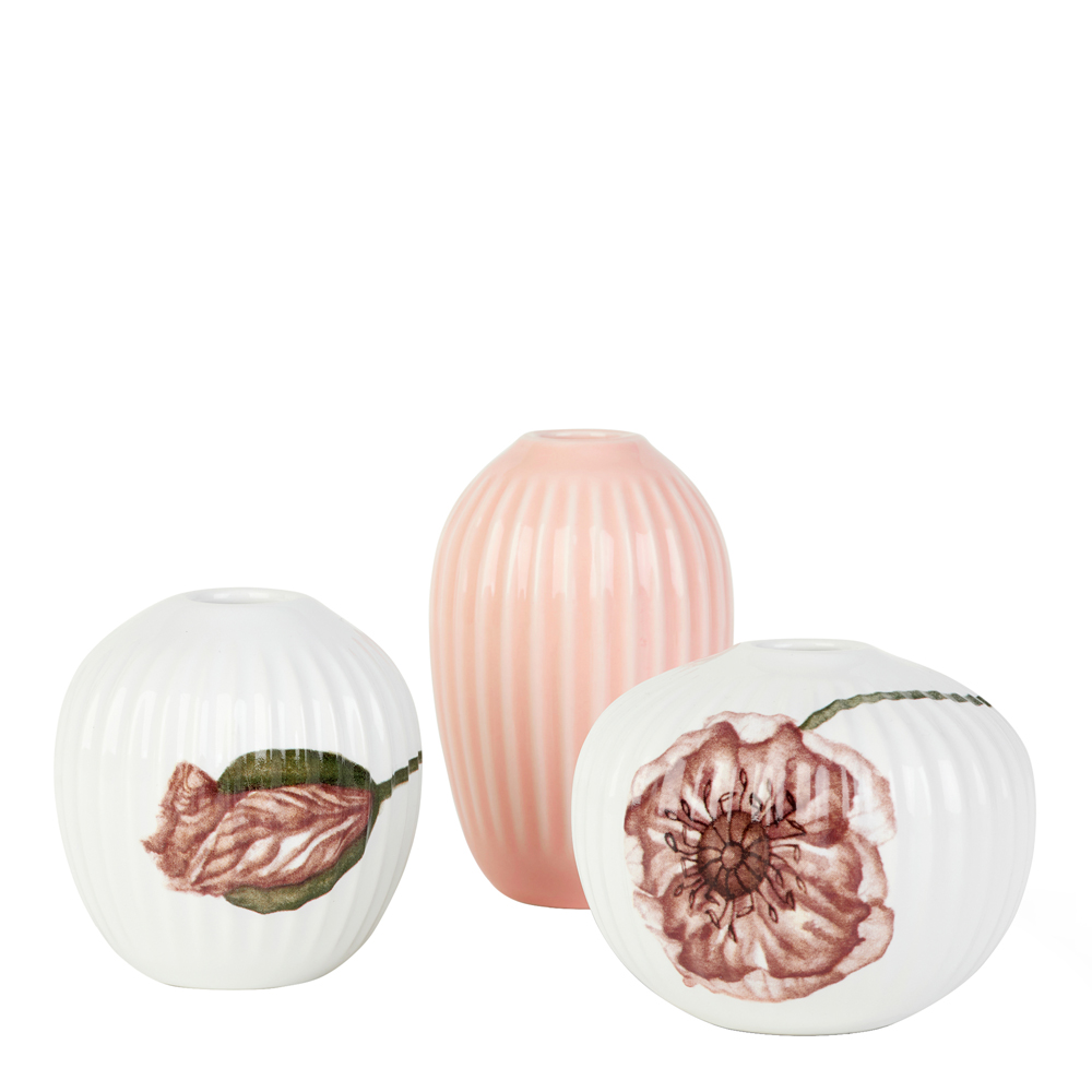 Kähler Design - Hammershøi Poppy Vas Miniatyr 3-pack