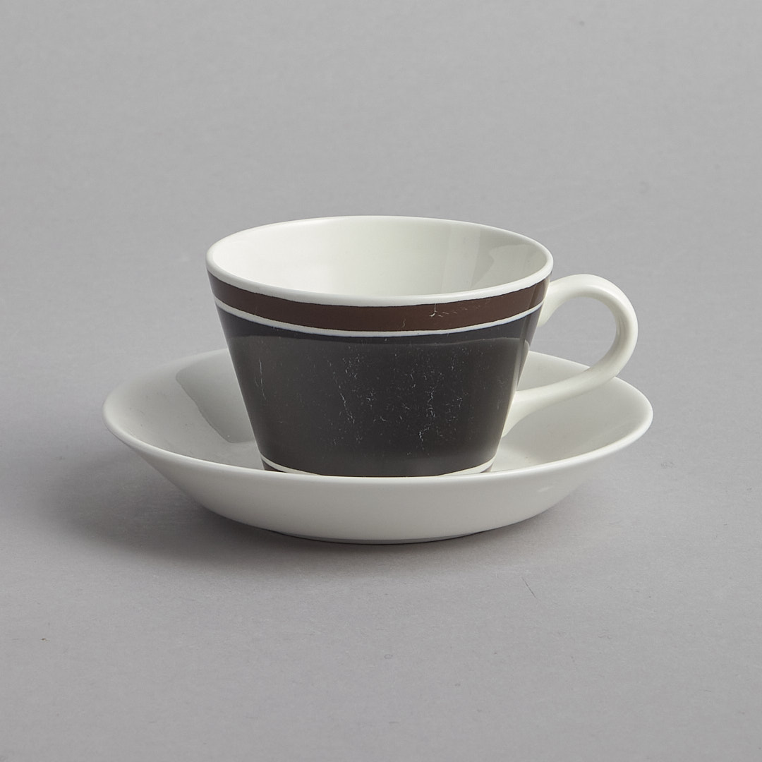 Gustavsberg – SÅLD ”Terra” Kaffekopp med Fat