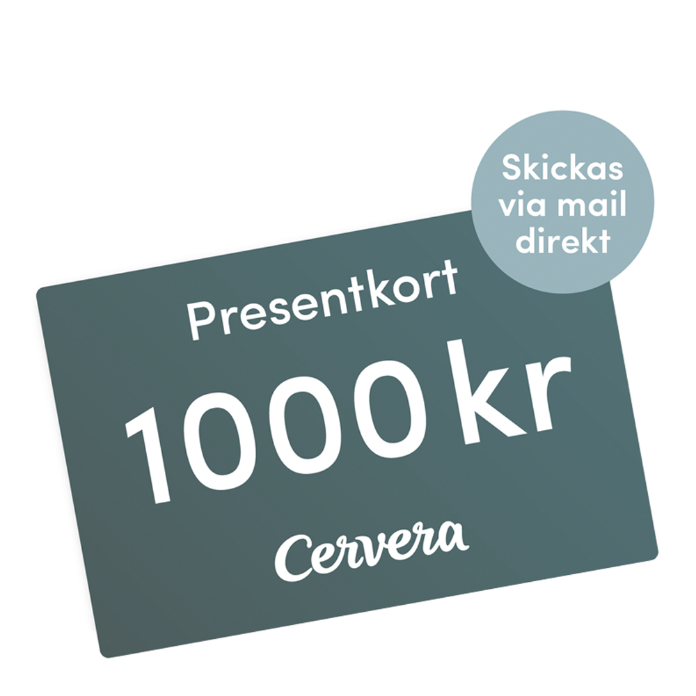 Cervera – Presentkort 1000 kr Digitalt