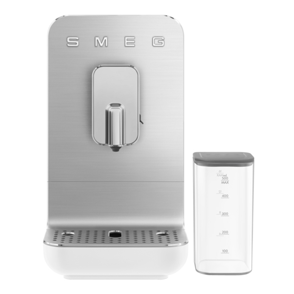 Smeg - Smeg 50's Style Kahvikone + Maidonvaahdotin Valkoinen