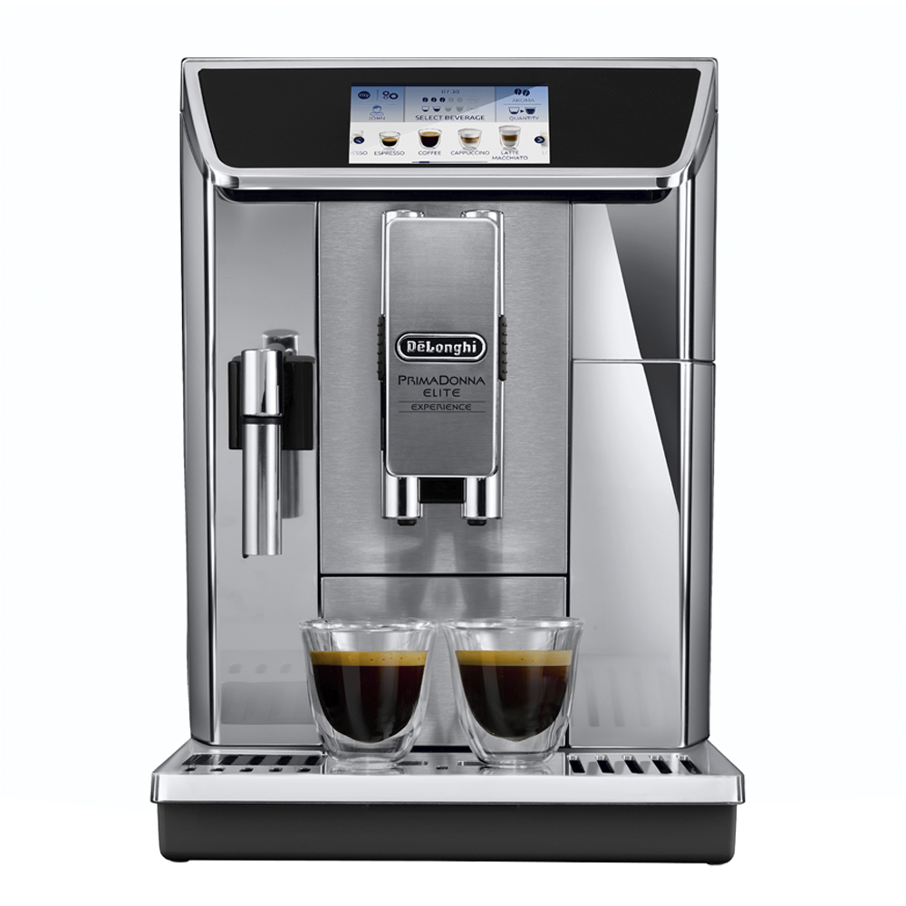 Läs mer om DeLonghi - PrimaDonna Elite Experience Kaffemaskin Metall/Silver