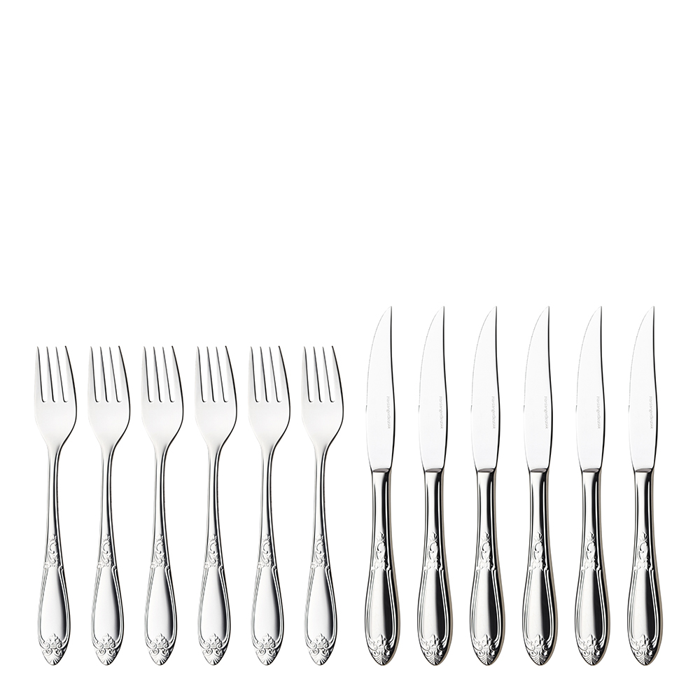 Hardanger Bestikk - Nina biffsett 12 deler
