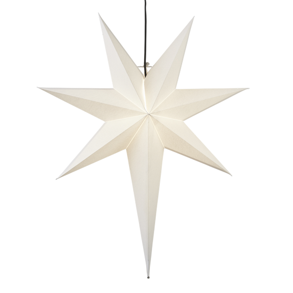 Star Trading - Frozen Julstjärna 55 cm Vit