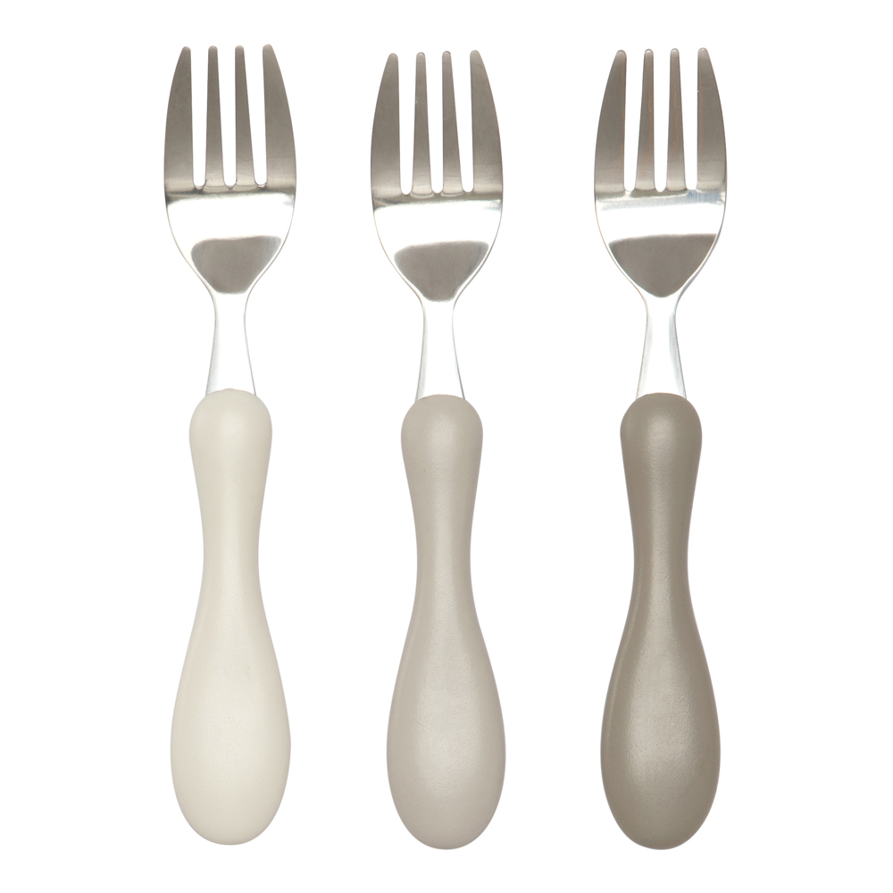 Sebra - Sebra Food Gaffel Set 3-pack Moonlight Beige