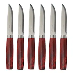 Morakniv Steak Knife Classic Stekkniv 20,5 cm 6-pack Röd