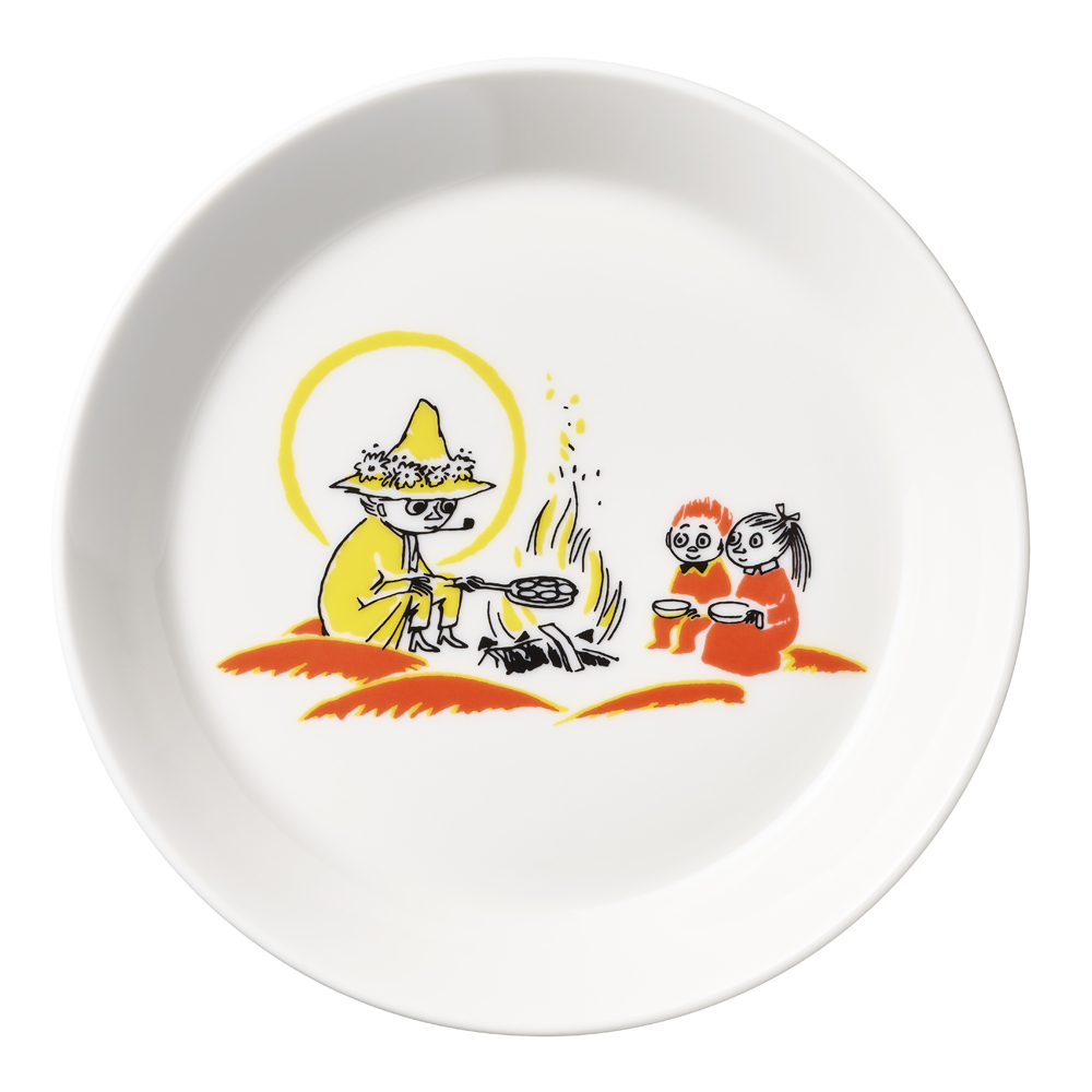 Arabia - Mummitallerken ABC Snusmumrikken 19 cm