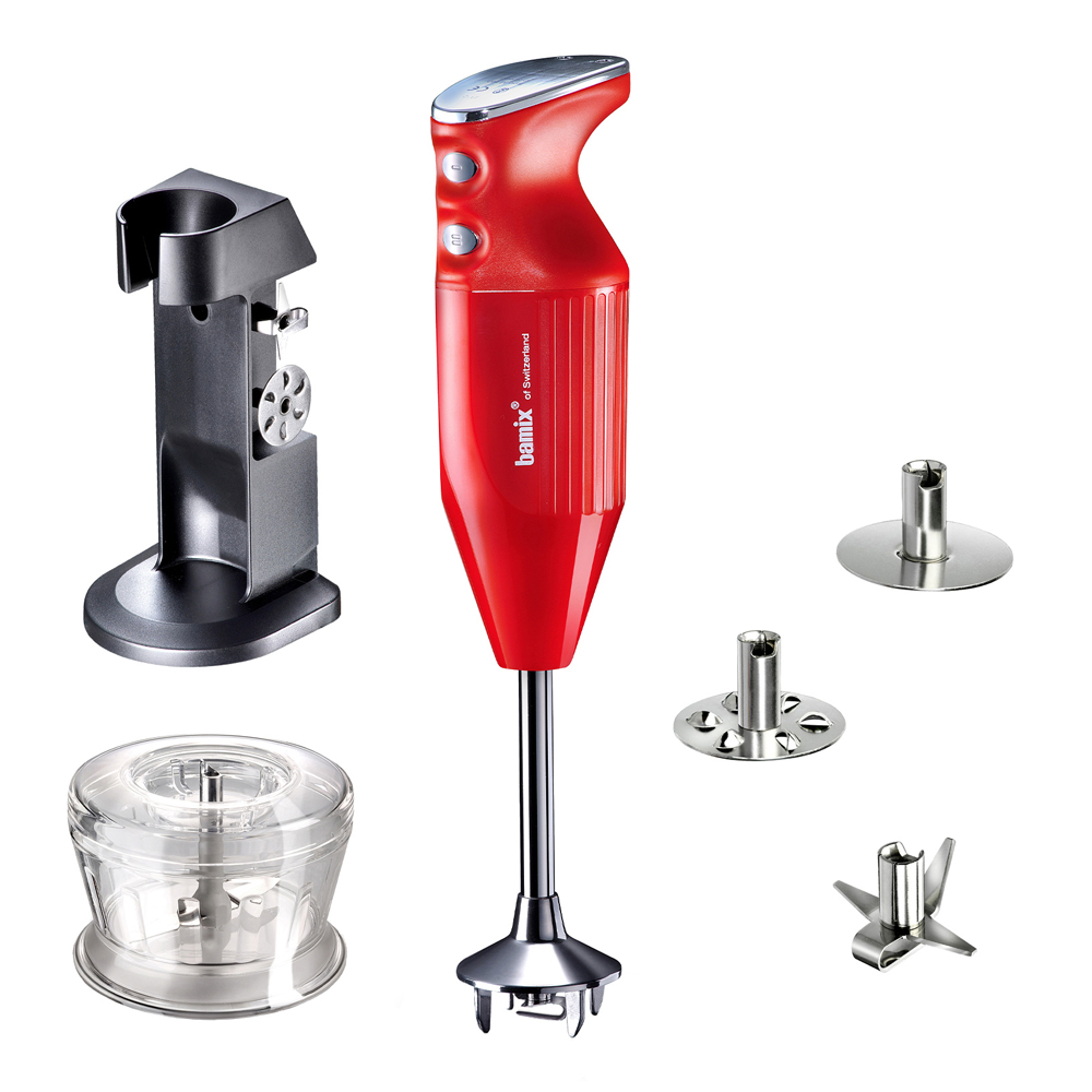 Bamix – Bamix Stavmixer Deluxe C 200 w Röd