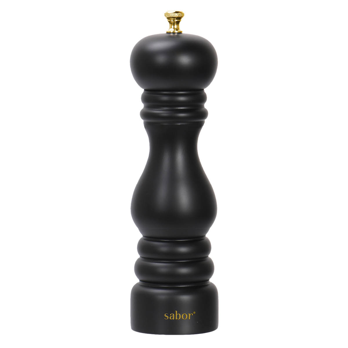 Sabor - Saltkvarn 25 cm Svart/Mässing