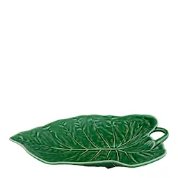 Bordallo Pinheiro Leaves Solrosblad 31 cm Grön