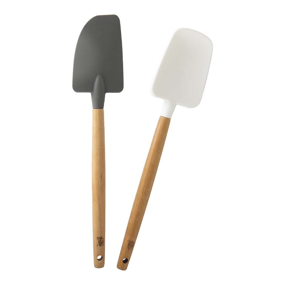 Läs mer om Nordic Ware - Slickepott i silikon/bokträ 2-pack