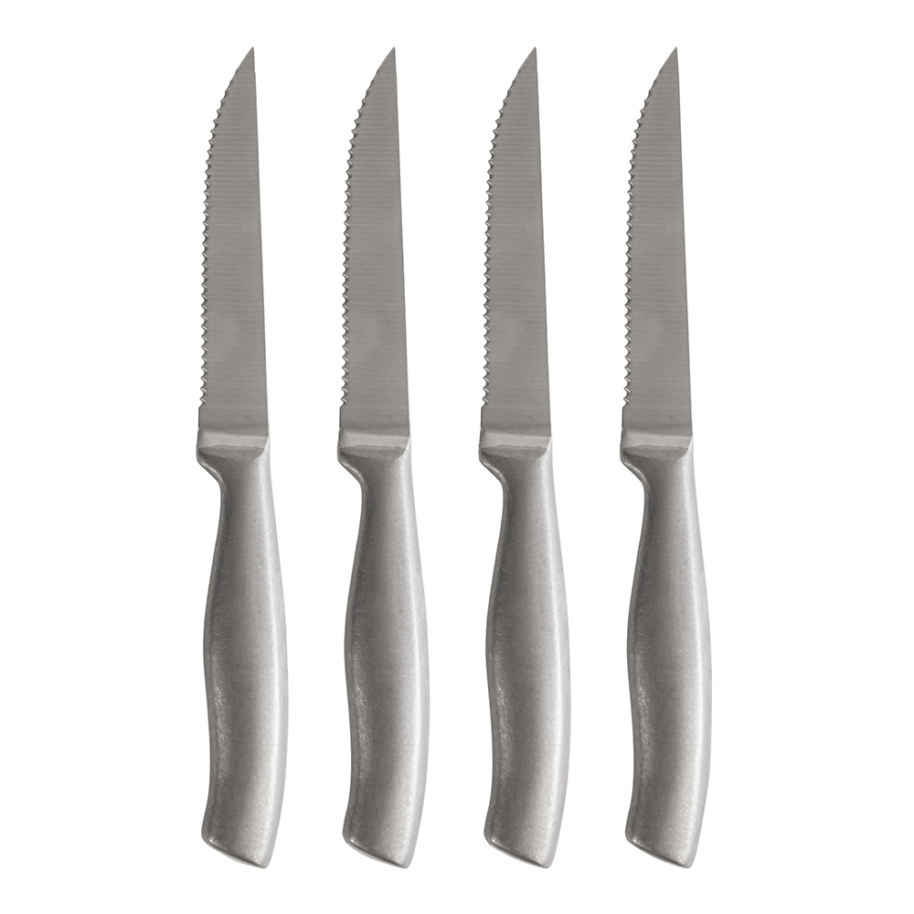 Läs mer om Sagaform - Fredde Grillkniv 22,5x2x2 cm 4-pack Silver