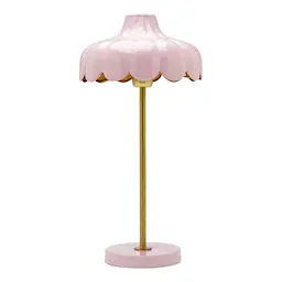 PR Home Wells Bordlampe 50 cm Rosa/Gull 