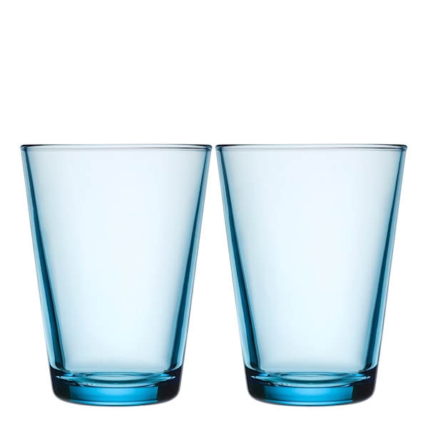 Kartio Glas 40 cl 2pack Ljusblå Cervera