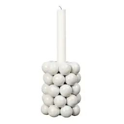 Byon Globe Kynttilänjalka 9,5 cm Valkoinen 