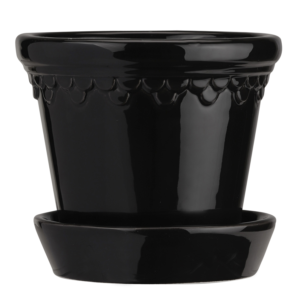 Köpenhavner Kruka/fat 10 cm Svart