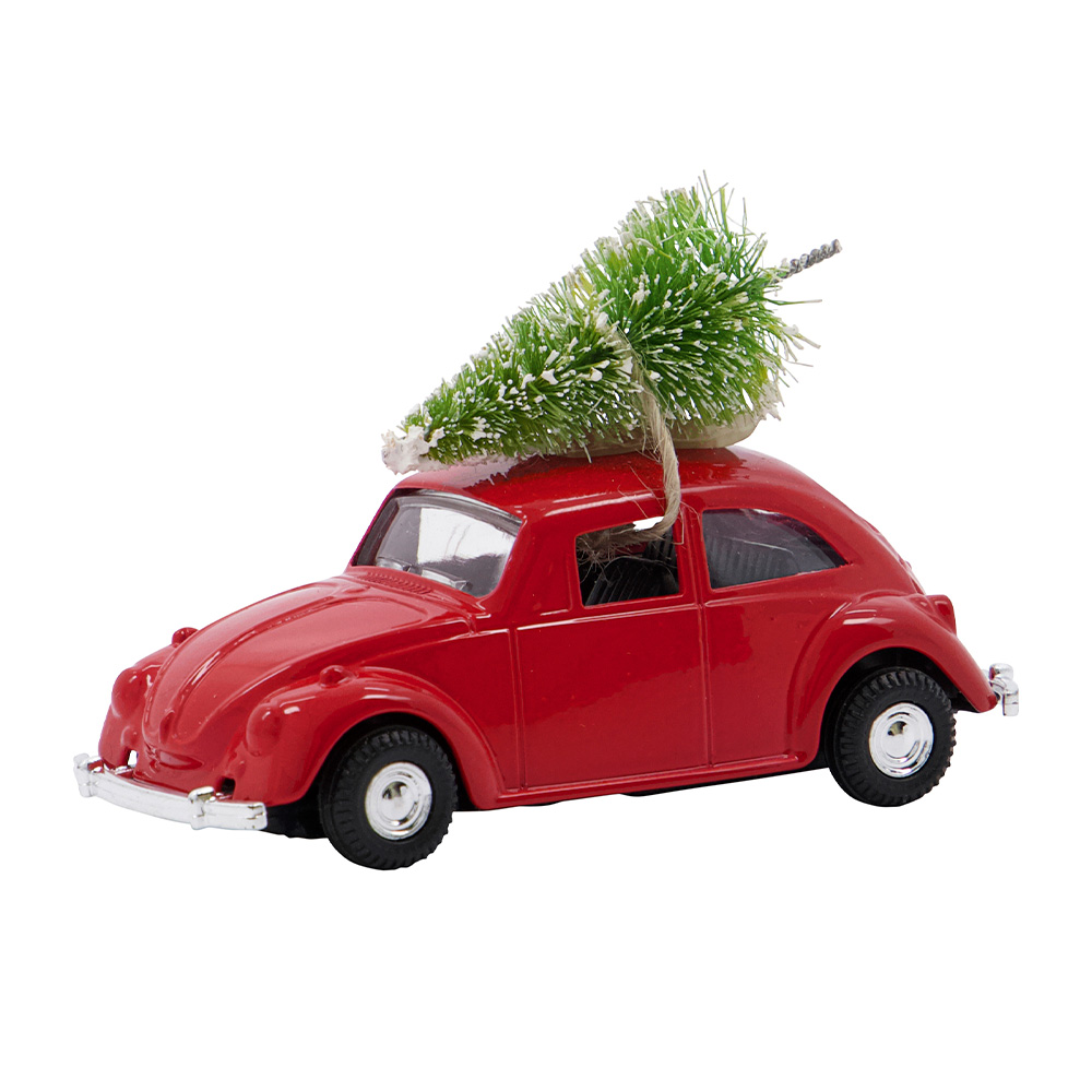 House Doctor Julpynt Bil Mini 8,5 cm Röd present/presenttips