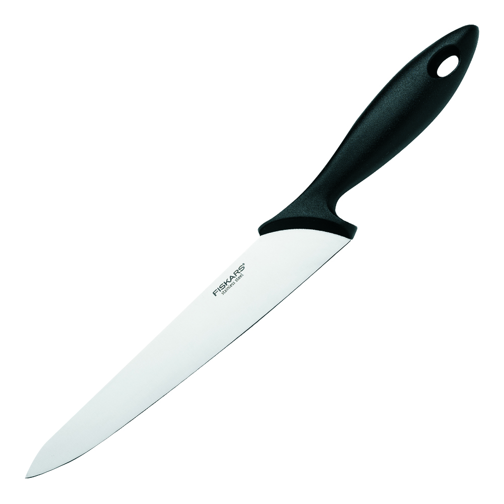 Fiskars Essential Keittiöveitsi 21 cm Musta