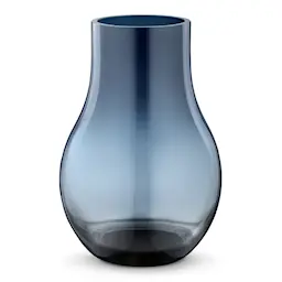 Georg Jensen Cafu Vase glass 21,6 cm Blå 