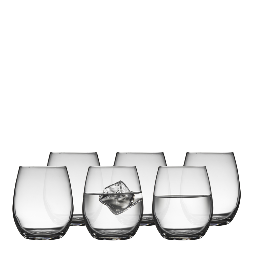 Lyngby Glas – Juvel Vattenglas 39 cl 6-pack Klar